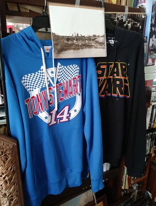 New hoodies, Tony Stewart Nascar and Star Wars