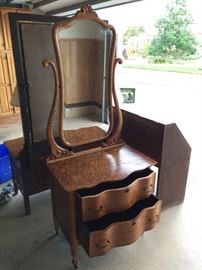 Birds eye maple dresser