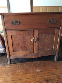 Oak washstand