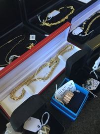 14 Karat gold jewelry