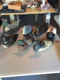Wooden decoys