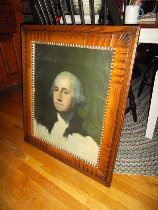 George in a fabulous antique frame