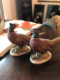 Vintage Lefton China Ceramic Bird Figurine Hand Painted Pheasant ESTATE SALE PRICE $8 each