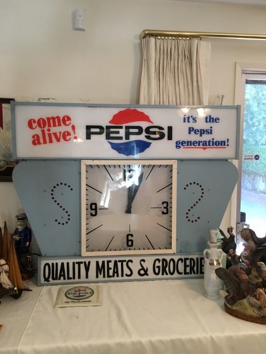 1970's Pepsi Clock