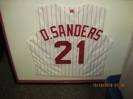 Deione, Deone, Dion Sanders autographed shirt