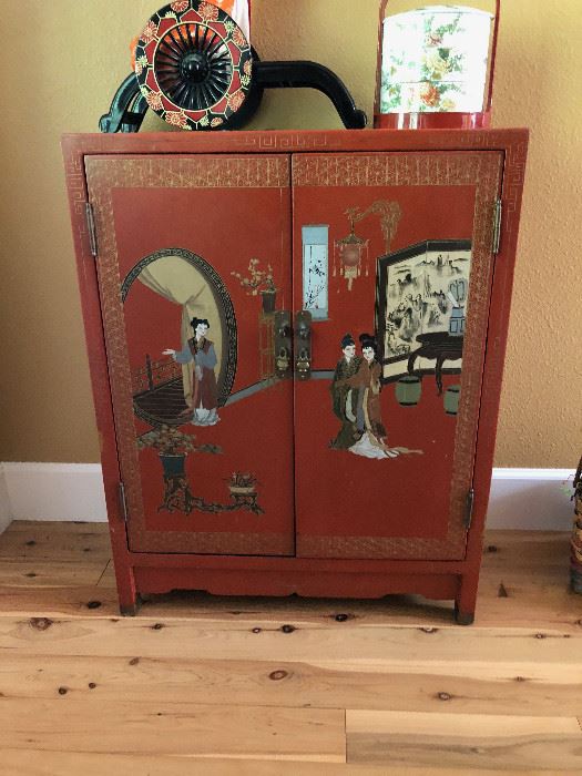 Stunning red cabinet