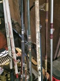 Detail on Fishing Rods