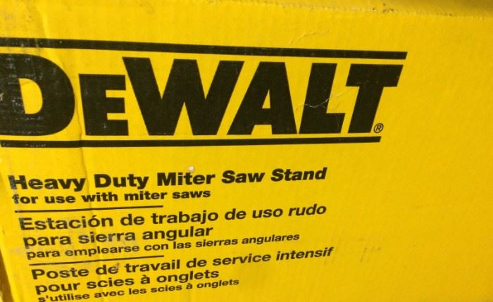 Dewalt Heavy Duty Miter Saw Stand in Box