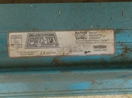 Detail on Tapco Pro-III-C-10 Porto Bender Metal Brake