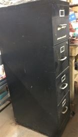 Four Drawer Metal Filing Cabinet