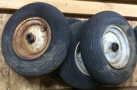 Set of four small tires