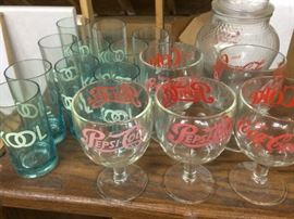 Coca-Cola, Pepsi, & Kool Advertising Drinkware
