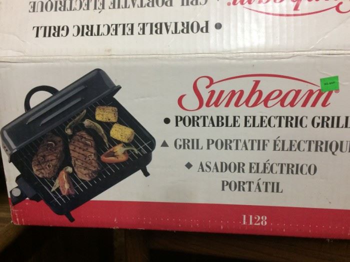 Sunbeam Portable Electric Grill