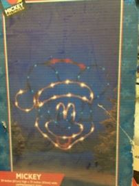 Vintage Mickey Mouse Outdoor Christmas Display