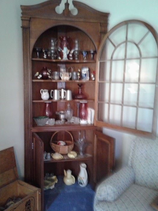 Fancy corner cabinet