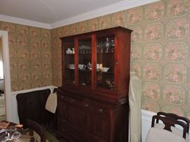 Breakfront Mahogany by Craftsman Furniture of NC