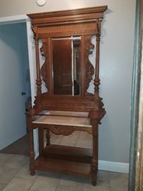 Hall Tree Table