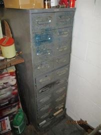 nice metal storage drawers they are full