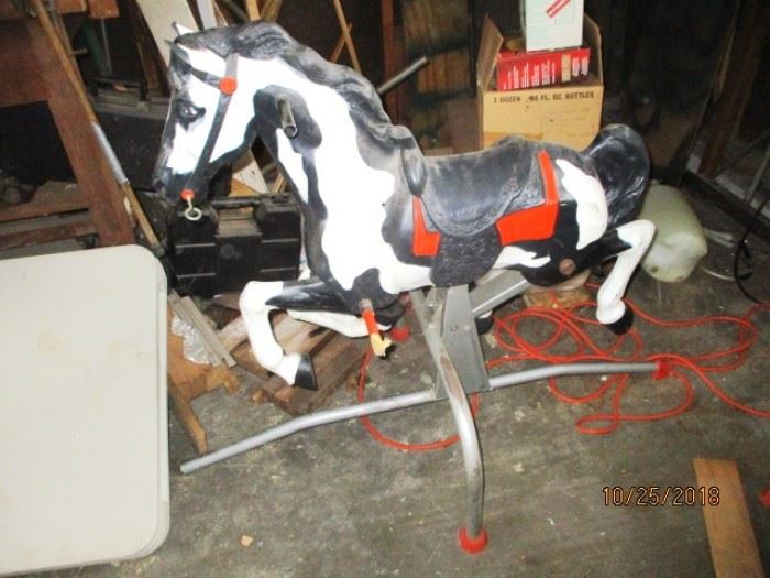 Nice rocking horse BLAZE 1961 Mattel