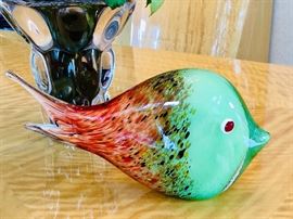 Lots of glass sculpture