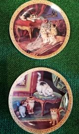 collectible cat plates