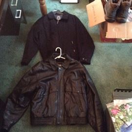 Telegraph Men's XL Leather Jacket,  Weatherproof Garment Company Men's XL Jacket