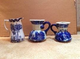 Transferware Blue Flow / Victoria Ware