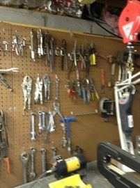 Vise grips, wrenches, pliers, etc