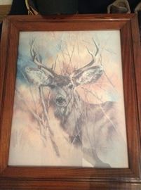 Deer prints (2 different ones)