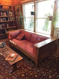 Stickley Mission style Settle