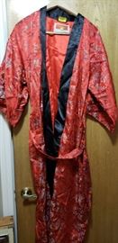 silk robe oriental clothing