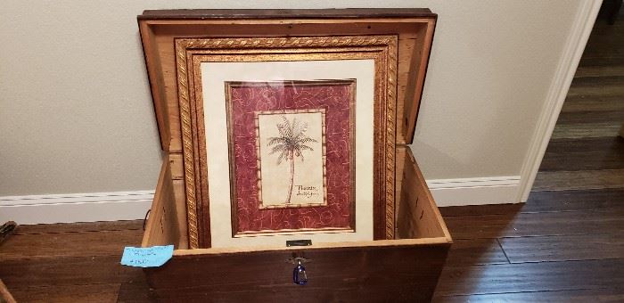 home decor treasure chest trunk wood antique