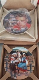 collector plates roy rogers james dean