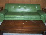 Retro vinyl couch 77" long in good condition very cool!