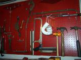 There are hundreds of hand tools some vintage pieces in good shape.