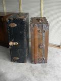 Very cool antique trunks!