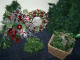 Christmas wreathes and garland
