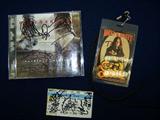 signed Ozzy Ozbourne  meet & greet pass - Queensryche cd -sleeve - Phil Vassar VIP pass - Darryl Worley cd - Toby Keith cd sleeve - Metallica concert ticket