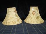 2 really nice brocade lampshades