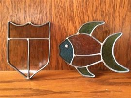 Two pieces of stained glass https://ctbids.com/#!/description/share/56297