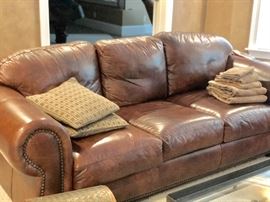 Beautiful leather sofa