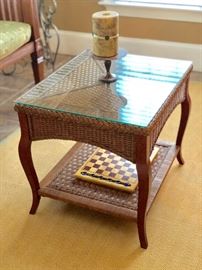 Rattan table