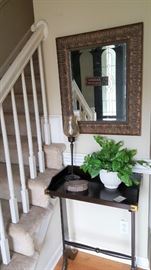 Table entry way and mirror