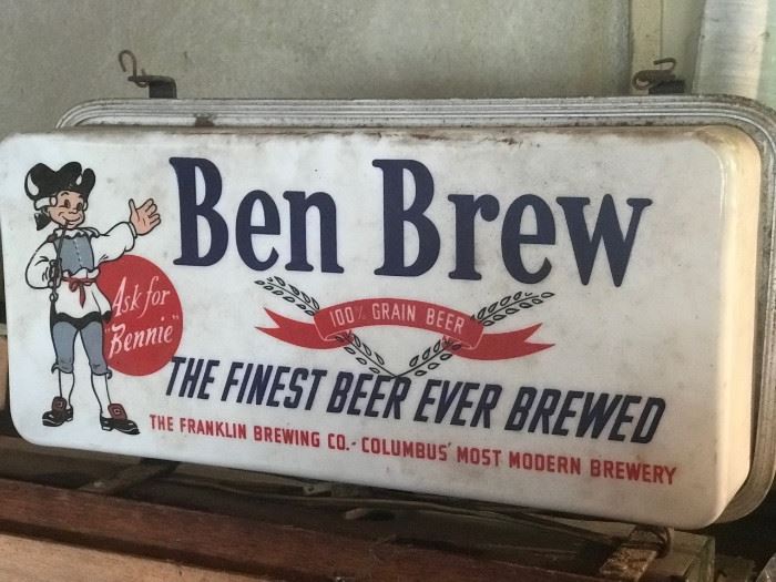 Ben Brew Beer Sign