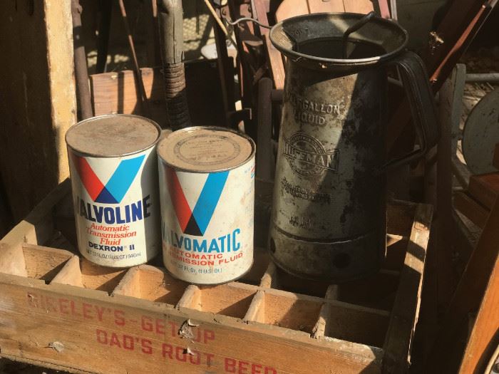 Oil Can with Valvoline Oil