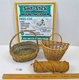 1 Baskets, Crafting Mounting Foam, Rope