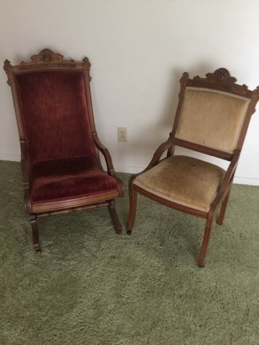 Antique Eastlake Style Chairs https://ctbids.com/#!/description/share/56055