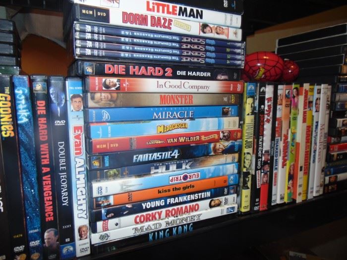 Part of a HUGE collection of DVDs