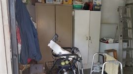 GARAGE ~ FREEZER, CABINETS,  TOOLS HAND & GARDEN ~ MEDICAL EQUIPMENT.