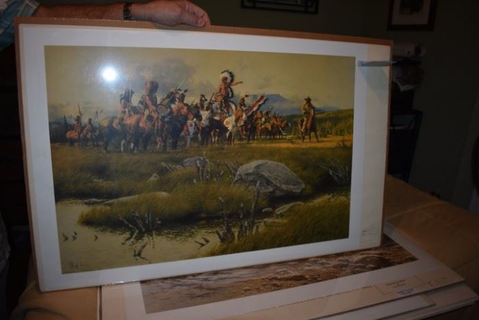 "Forbidden Land" by Artist Frank McCarthy (12 of 1,000)  with Cert of Authenticity